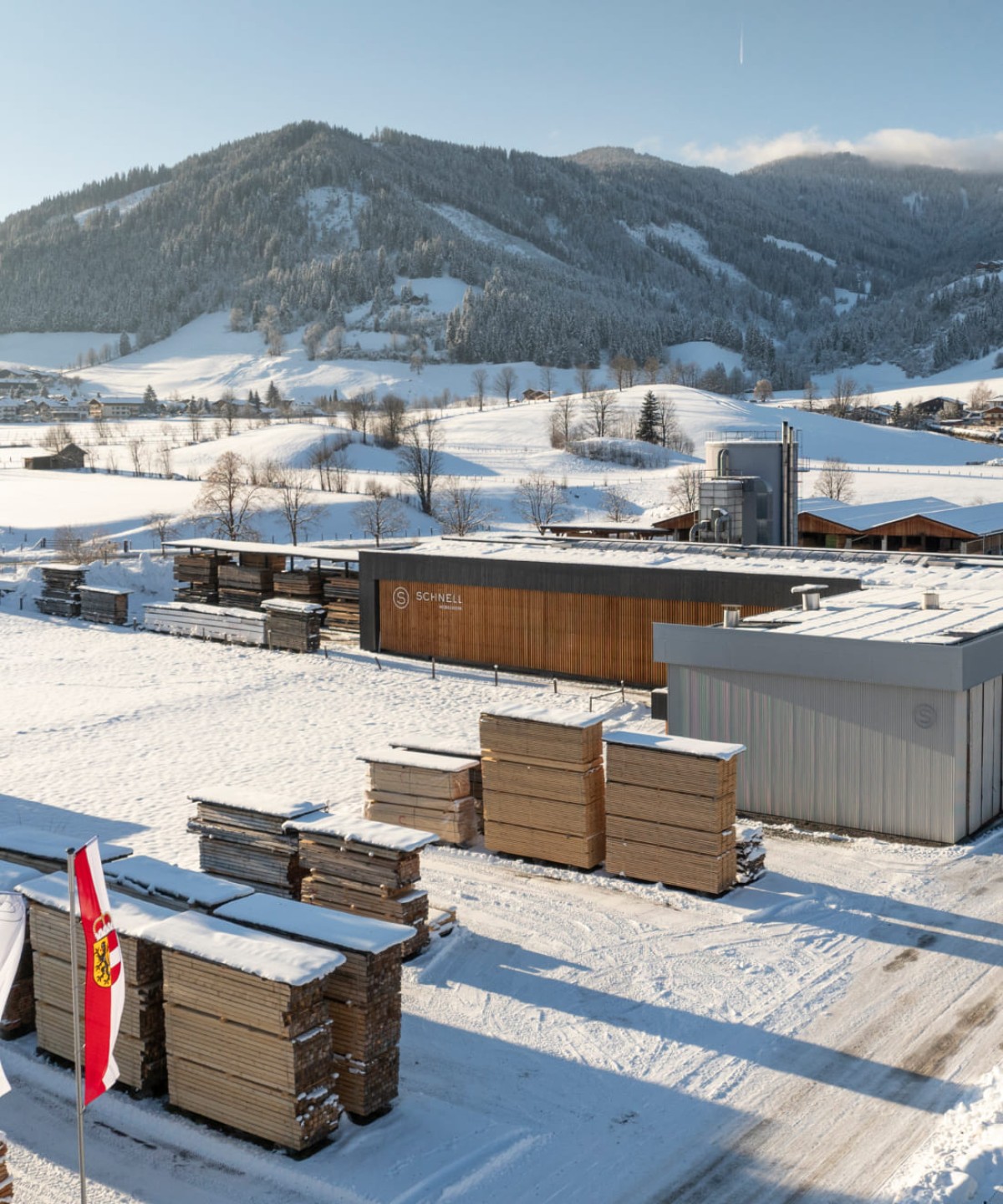 Großes Areal des Hobelwerks bei Reitdorf © Lorenz Masser Fotografie