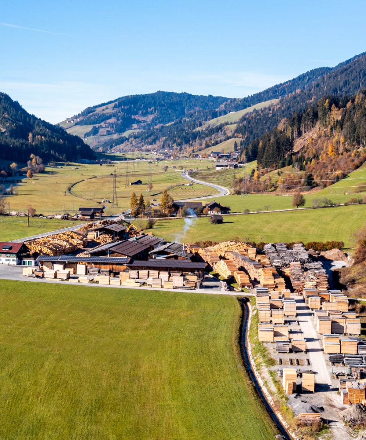 Sägewerk Holz Schnell in Flachau im Salzburgerland © Christian Fischbacher