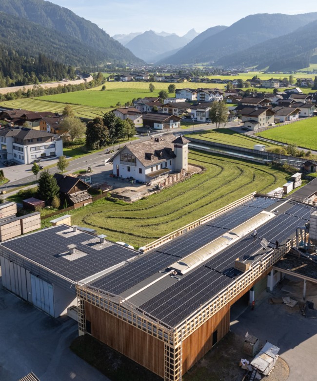  Drohnenaufnahme vom Hobelwerk Schnell in Reitdorf © Martin Neumüller