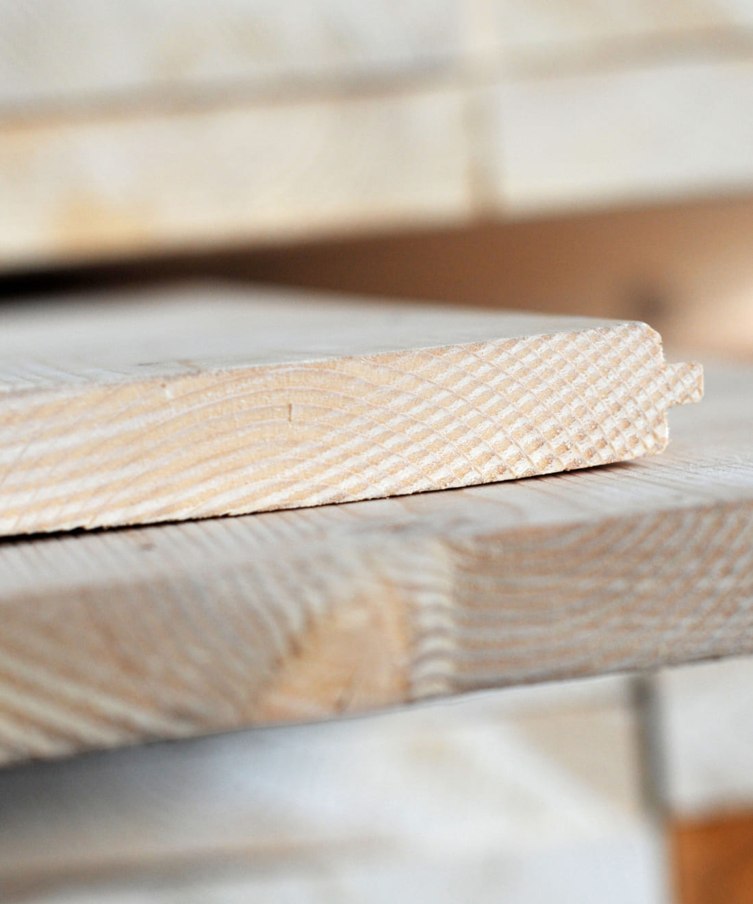 Detailaufnahme Profilbretter von Holz Schnell © Christine Höflehner